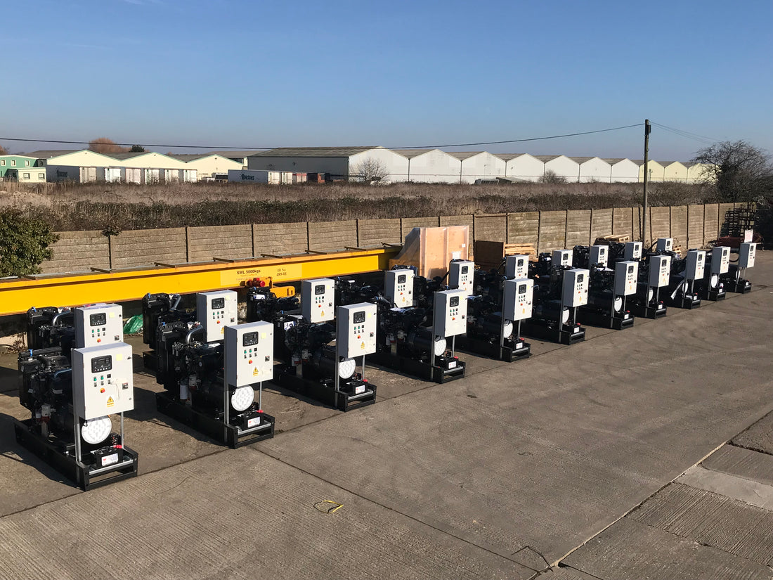 21 Diesel Generators For UK Rental Company