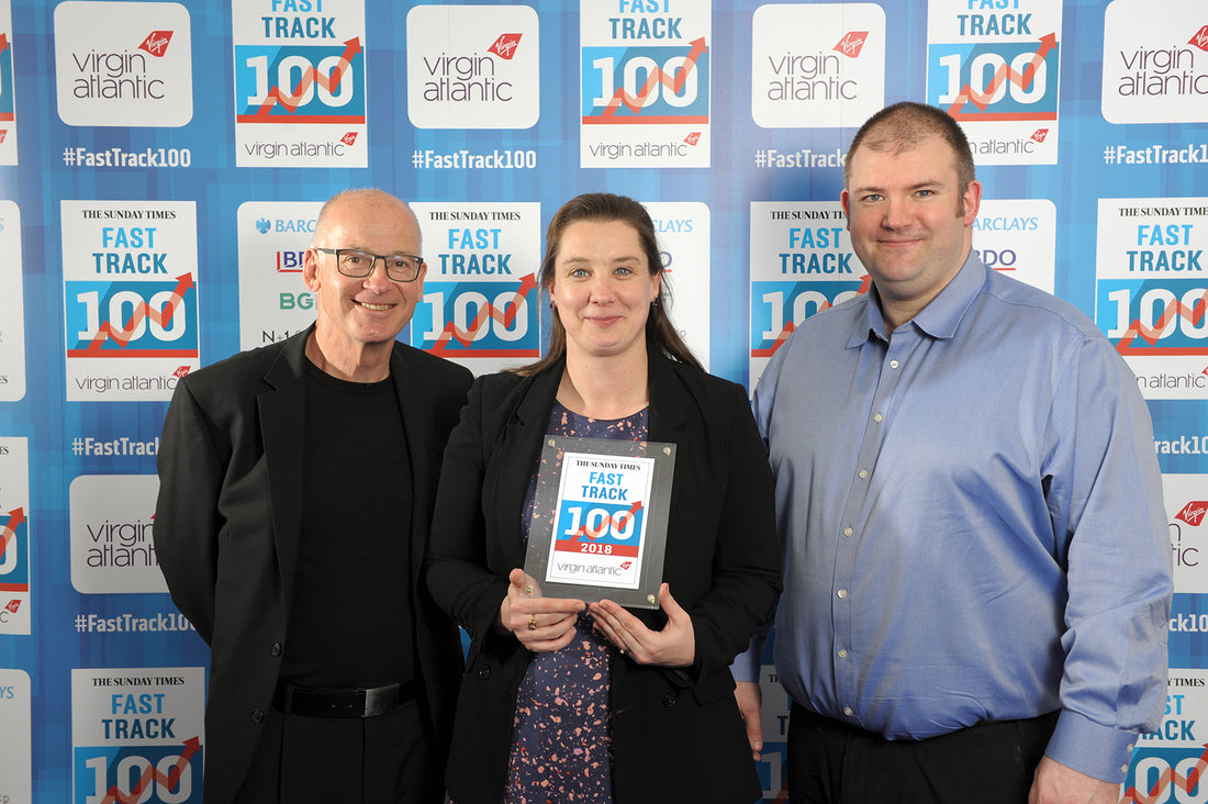 Fast Track 100 2018 Award Collected